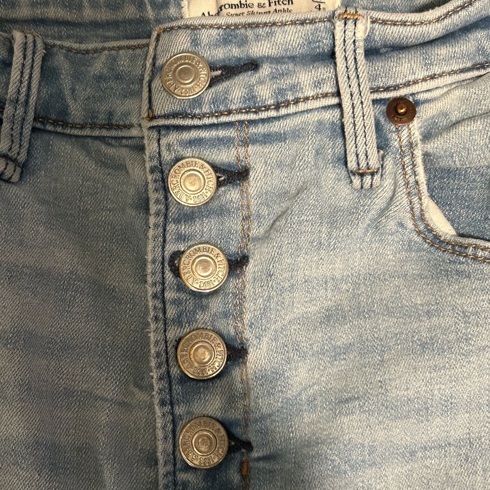 Abercrombie & Fitch Light Blue Skinny Jeans